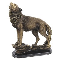 Декоративная статуэтка "Диким волк", выс.35см