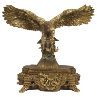 Декоративная статуэтка "Орёл с добычей", дл.47см