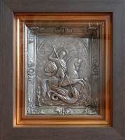 Икона "Святой Георгий Победоносец", 24 х 28 см