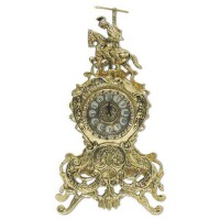 Каминные часы Alberti Livio "Римский легионер" (полир. бронза) h.39см