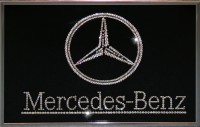 РљР°СЂС‚РёРЅР° СЃ РєСЂРёСЃС‚Р°Р»Р»Р°РјРё Swarovski "Mercedes", 30С…20СЃРј