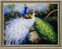 Картина Swarovski "Королевские птицы", 56,7х46,7см