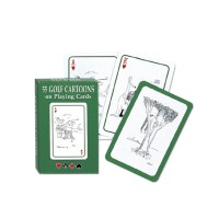 Коллекционные игральные карты c пластиковым покрытием "Гольф", 55 карт