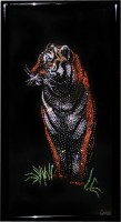Картина Сваровски "Бенгальский тигр", 40 х 80 см