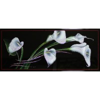Картина Сваровски "Каллы", 30 х 70 см