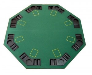 Складная столешница для игры в покер на 8 человек 
