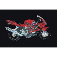 Картина Сваровски "Мотоцикл", 20 х 30 см