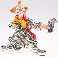 Статуэтка с серебрением Nuova MaxArt "Клоун-фокусник"