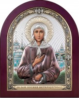 Икона "Святая Ксения Петербургская" 22х27 см. (Beltrami)