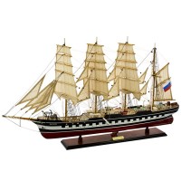 Модель российского парусного корабля "Крузенштерн", 92см