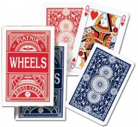 Карты для покера Wheels полупластик, Piatnik