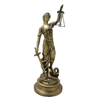 Статуэтка Belo de Bronze "Богиня правосудия - Фемида" (полир. бронза) h.40см
