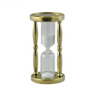 Часы песочные Alberti Livio "Фортуна" (полир. бронза) h.7,5см