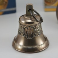 Колокол бронзовый на подставке "Архангел Гавриил" d7,5 см, 0,3 кг