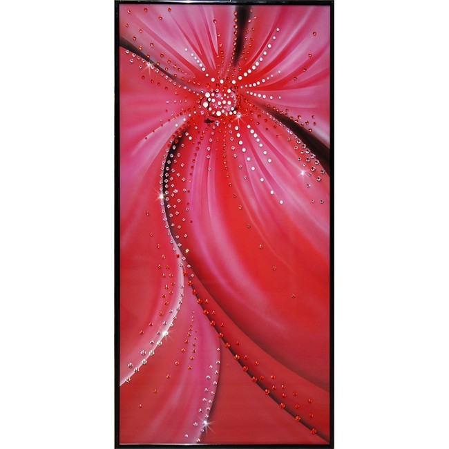 Купить Картина Сваровски "Симфония красная", 30 х 60 см с доставкой за ...