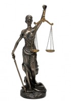 Бронзовая статуэтка "Фемида-Богиня правосудия"