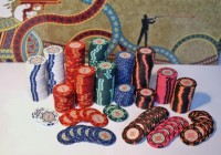 Профессиональные фишки для покера "Casino Rayale" 14 грамм, 39мм.