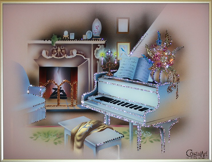 Купить Картина Сваровски "Вечер музыки", 40 х 30 см с доставкой за ...