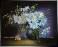 Картина Сваровски "Букет из ромашек", 50 х 40 см