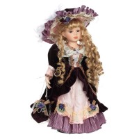 Декоративная фарфоровая кукла "Татьяна", 40 см