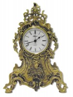 Каминные часы Alberti Livio "Эпоха" (полир. бронза) h.30см