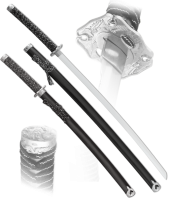 Декоративный набор самурайских мечей из 2-х штук "Великодушный Воин"