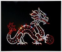 Картина Сваровски "Дракон с шаром" 50 х 40 см
