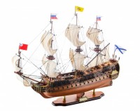 Модель корабля Линкор "Полтава" 1783г. 85х28,5х73 см