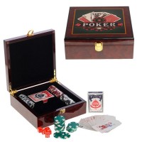 Игра настольная "Покер" (100 фишек, кости)