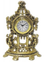 Каминные часы Alberti Livio "Купидоны" (полир. бронза) h.23см