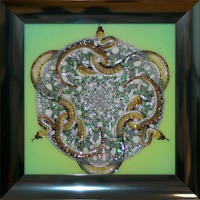 Картина Swarovski "Орнамент Змеи"