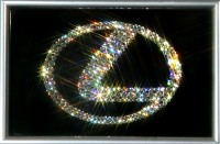 Картина Сваровски "Lexus", 10 х 15 см