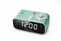 Радиоприемник-часы MUSE VINTAGE Green (М-18 CRG)