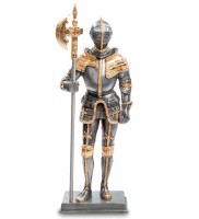 Статуэтка Veronese "Рыцарь в доспехах" (black/gold) WS-92