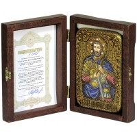 Икона "Святой мученик Анатолий Никомидийский" 10х15 см.