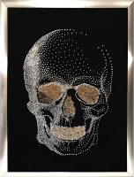 Картина с кристаллами "Череп 1" (Swarovski)