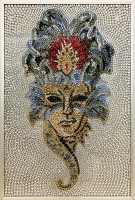 Картина с кристаллами "Маска 3" (Swarovski)
