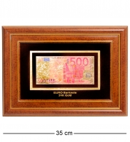HB-002 Панно «Банкнота 500 EUR (евро) Евросоюз» (Gold Leaf)