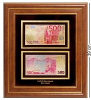 HB-004 Панно «Банкнота 500 EUR (евро) Евросоюз - 2/size» (Gold Leaf)