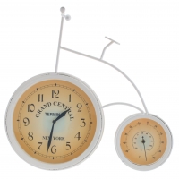 Часы настенные декоративные "Велосипед" с термометром