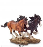 Статуэтка Veronese "Мустанги" (color) WS-709