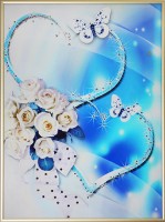Картина Сваровски "Союз сердец", 30 х 40 см