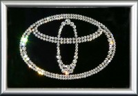 Картина Сваровски "Toyota", 10 х 15 см