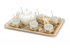 Чайный сервиз на 6 персон с подносом Chinelli 