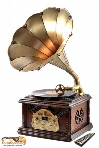 Граммофон в стиле ретро 30-40-х годов 