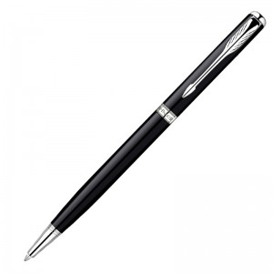 Шариковая ручка Parker Sonnet Slim K430, Lacquer Black СT S0808840
