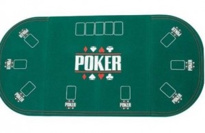Настольная накладка для покера на 8 игроков 
