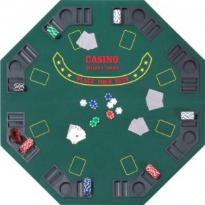 Настольная накладка для покера 