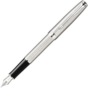   Parker Sonnet Chiselled F532, Silvery CT ( F) S0808340