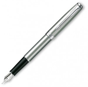 Перьевая ручка Parker Sonnet F526, St. Steel СT (Перо F) S0809210